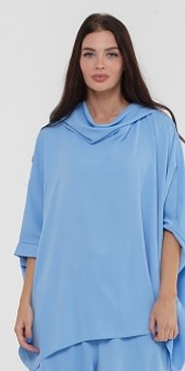 Блуза капюшон 241 мохана